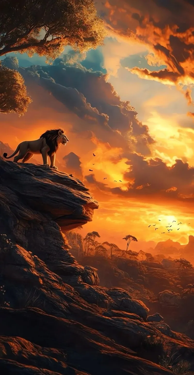 Hình nền động vật hoang dã không gian yên ả