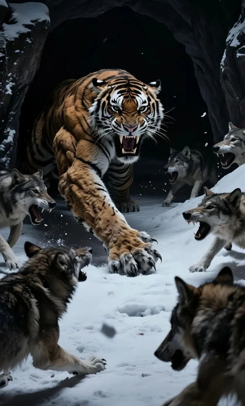 Hình nền động vật hoang dã mang nét chân thật