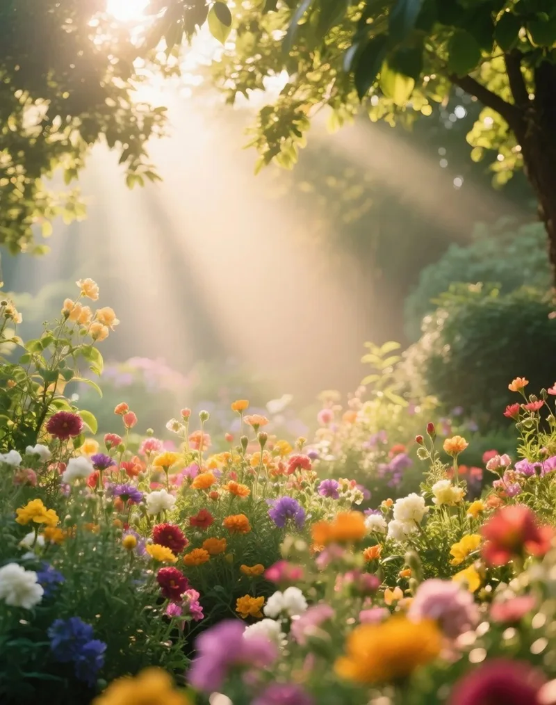 Hình nền hoa tươi sáng đường nét mềm mại