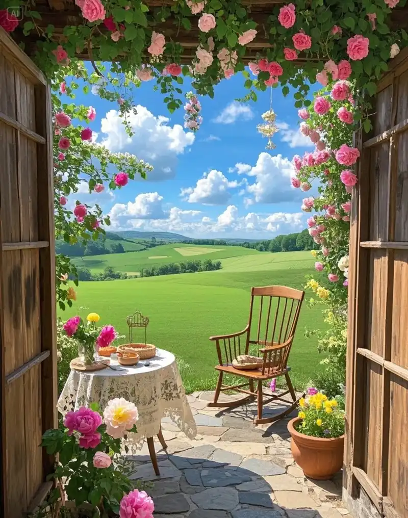 Hình nền hoa tươi sáng mùa xuân rực rỡ