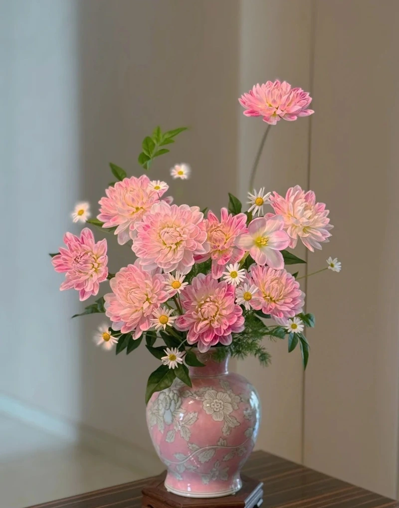 Hình nền hoa tươi sáng phong cách nghệ thuật