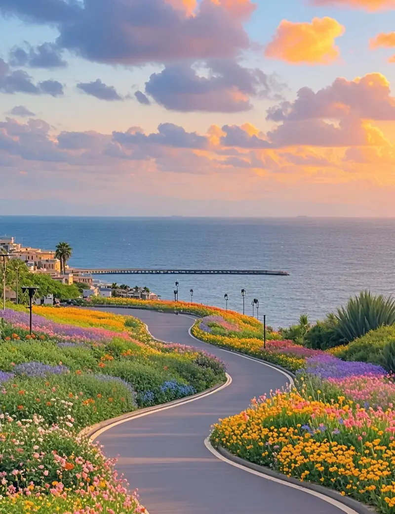 Hình nền hoa tươi sáng phong cách tự nhiên