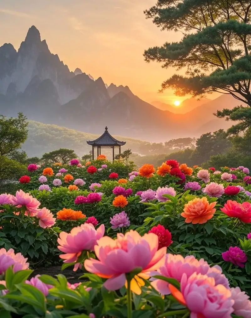 Hình nền hoa tươi sáng tạo cảm giác bình yên