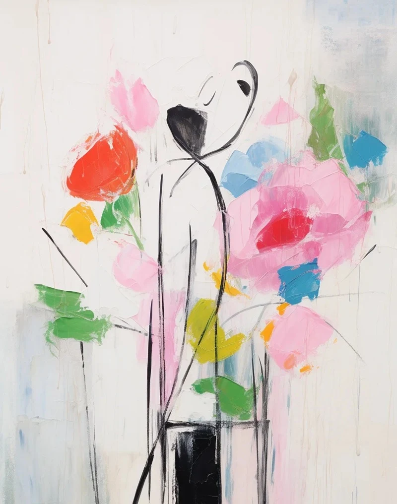 Hình nền nghệ thuật trừu tượng bố cục sáng tạo