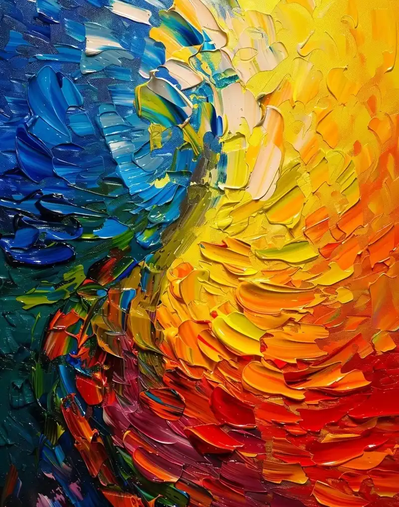 Hình nền nghệ thuật trừu tượng màu sắc rực rỡ