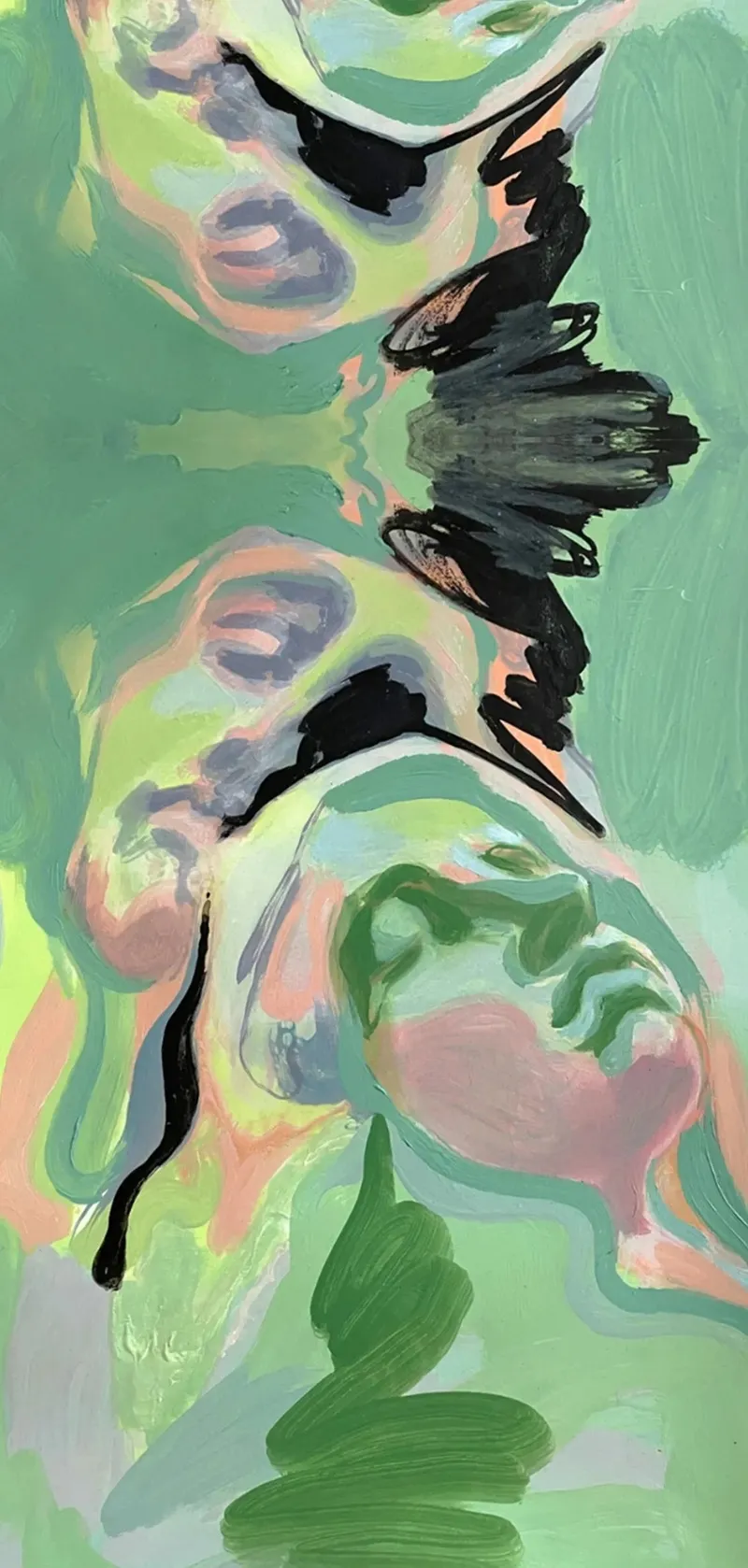 Hình nền nghệ thuật trừu tượng nét cọ nghệ sĩ