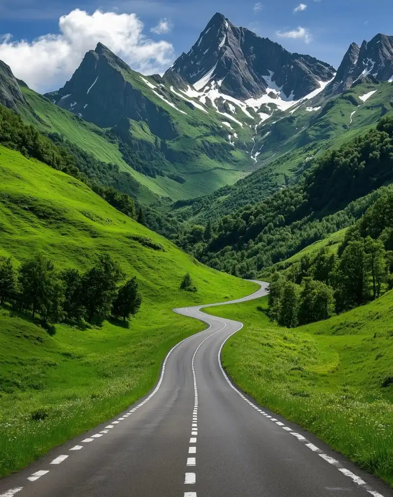 Hình nền phong cảnh núi rừng đồi núi trập trùng