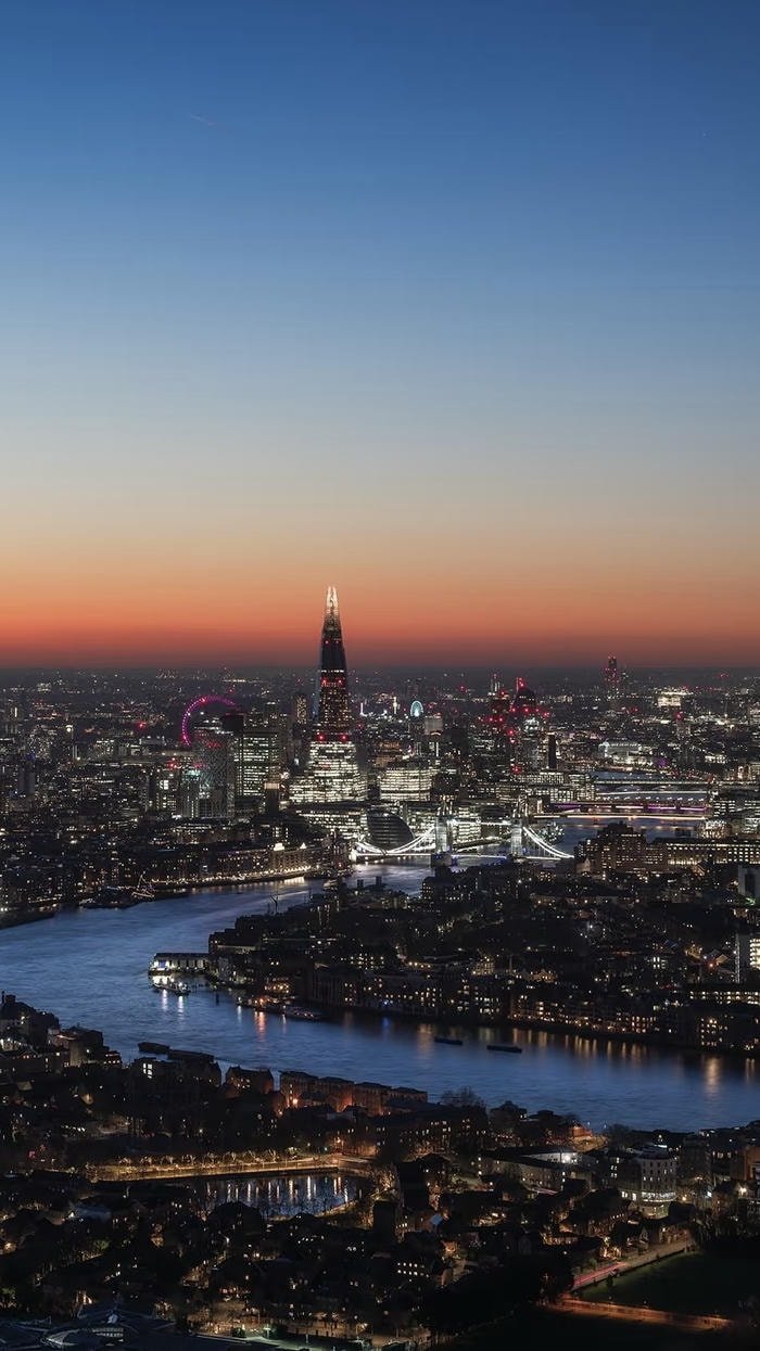 Hình nền thành phố bên sông