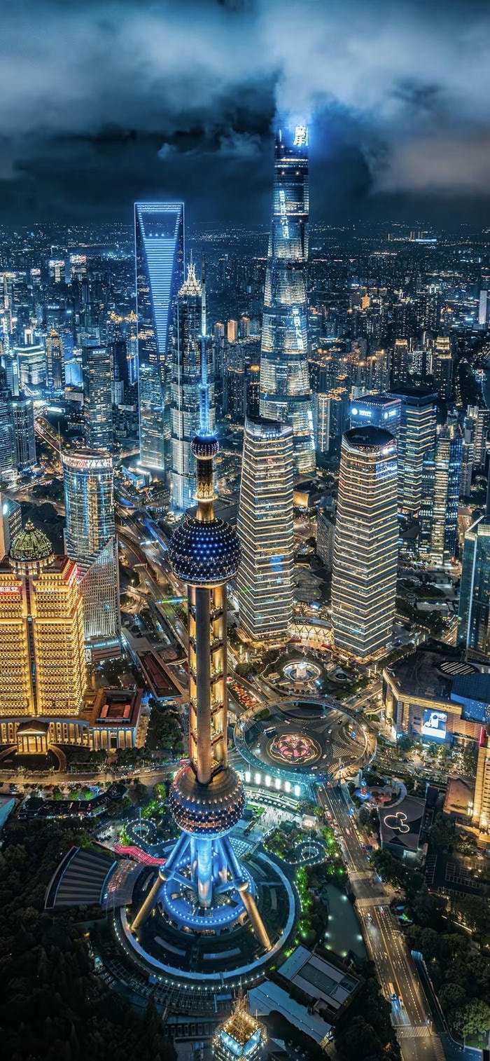 Hình nền thành phố náo nhiệt