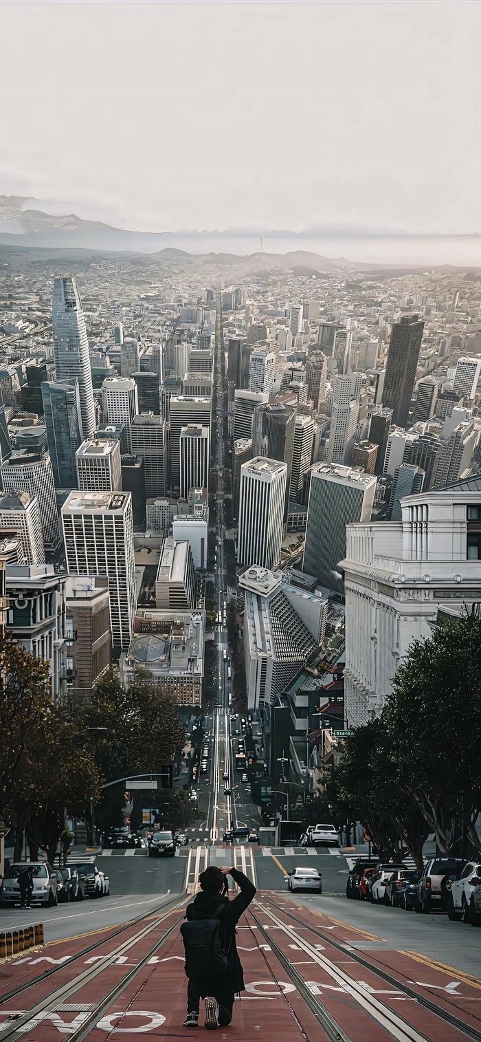 Hình nền thành phố yên tĩnh