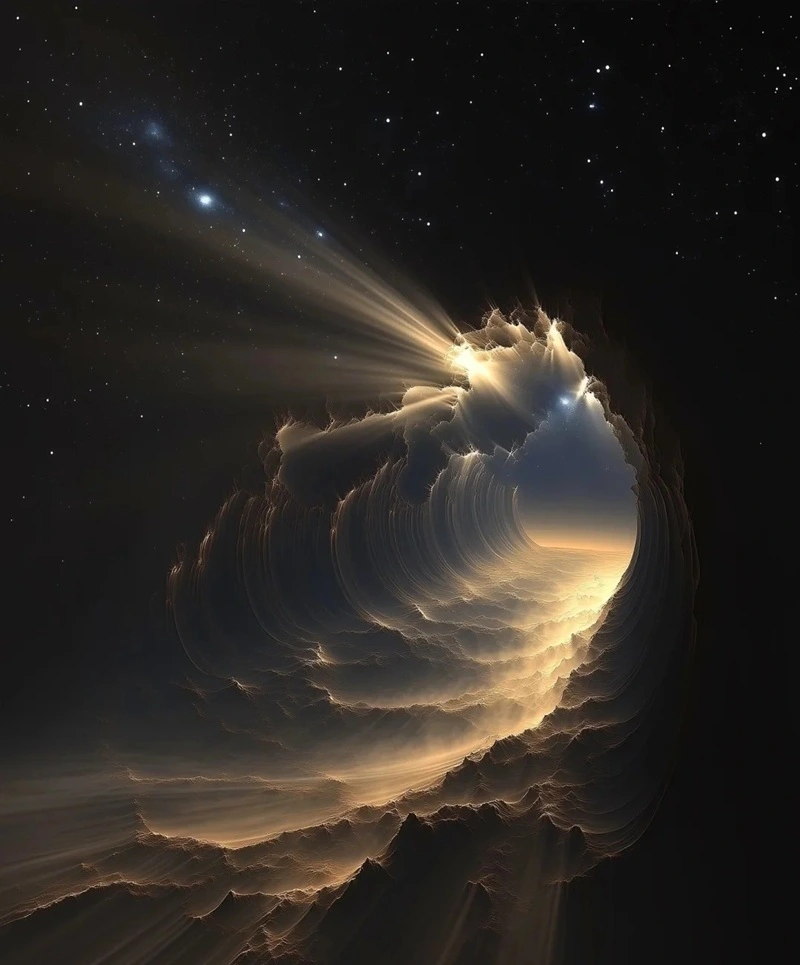 Hình nền tối huyền ảo ánh sáng lung linh