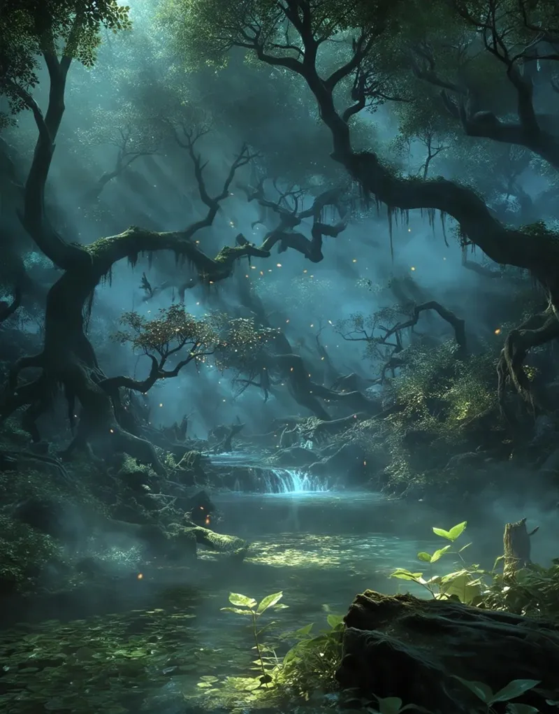 Hình nền tối huyền ảo phối màu đẹp mắt