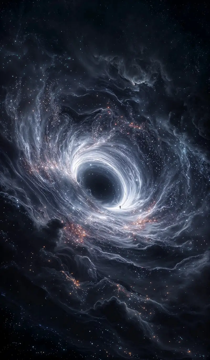 Hình nền vũ trụ huyền bí bầu trời sao