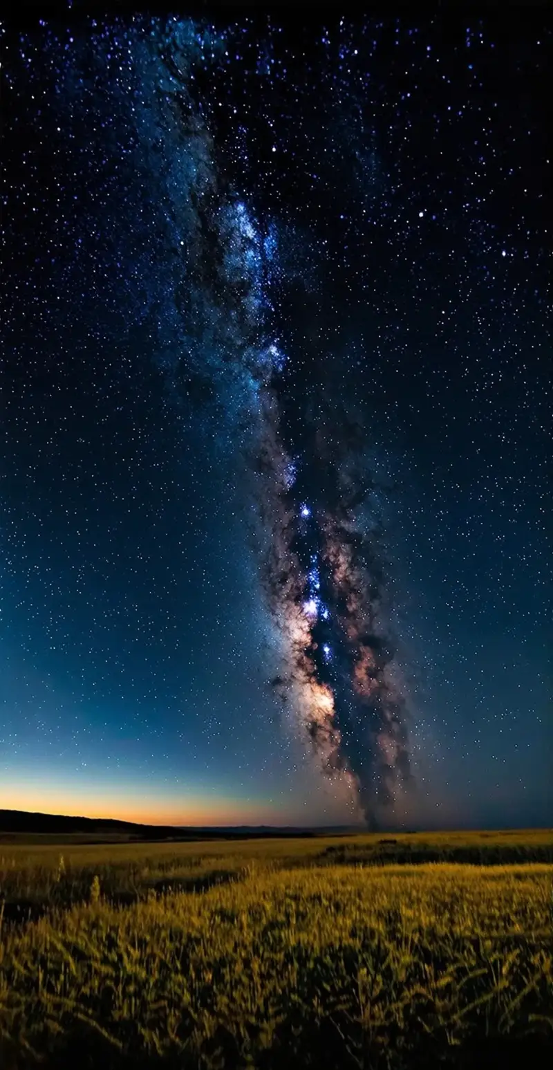 Hình nền vũ trụ huyền bí chuyển động ánh sáng