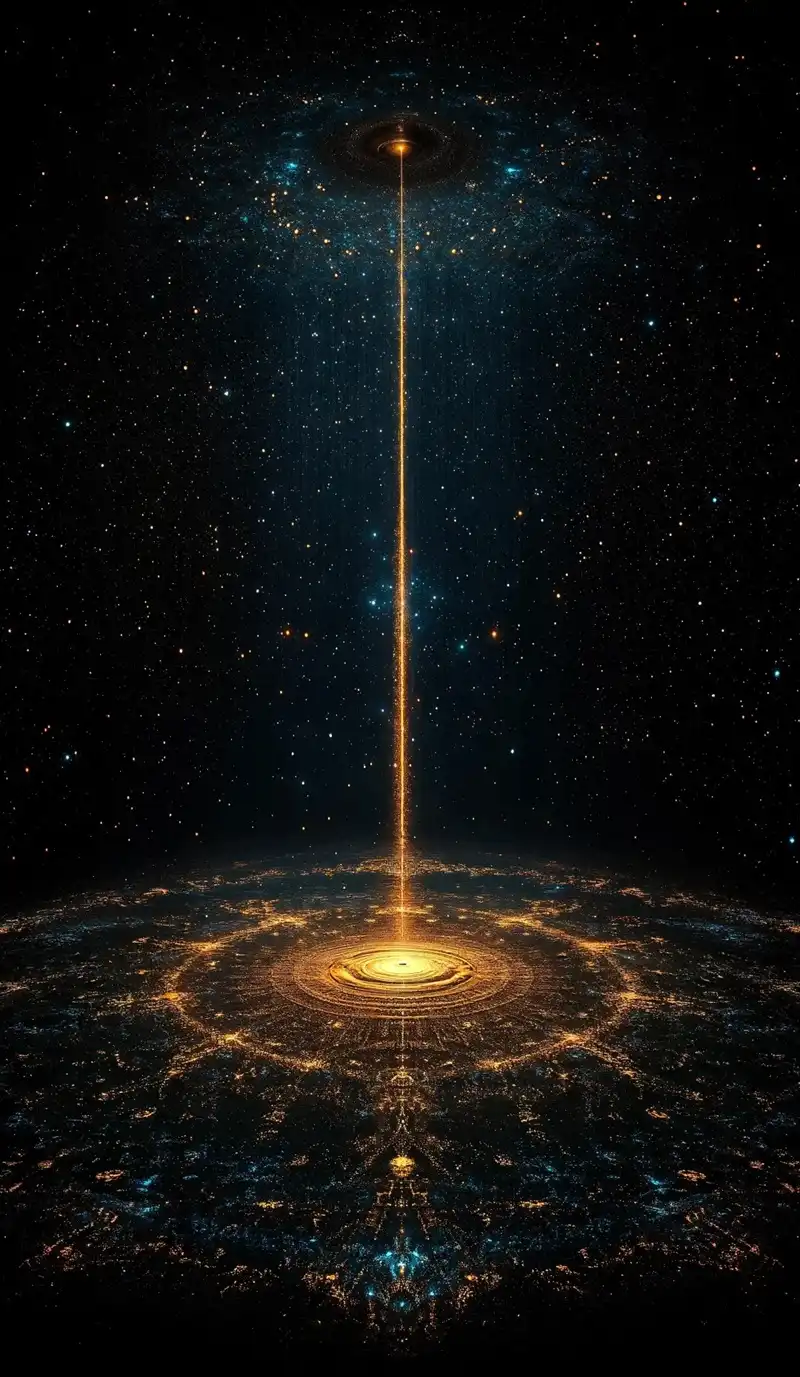 Hình nền vũ trụ huyền bí đầy sự kỳ diệu