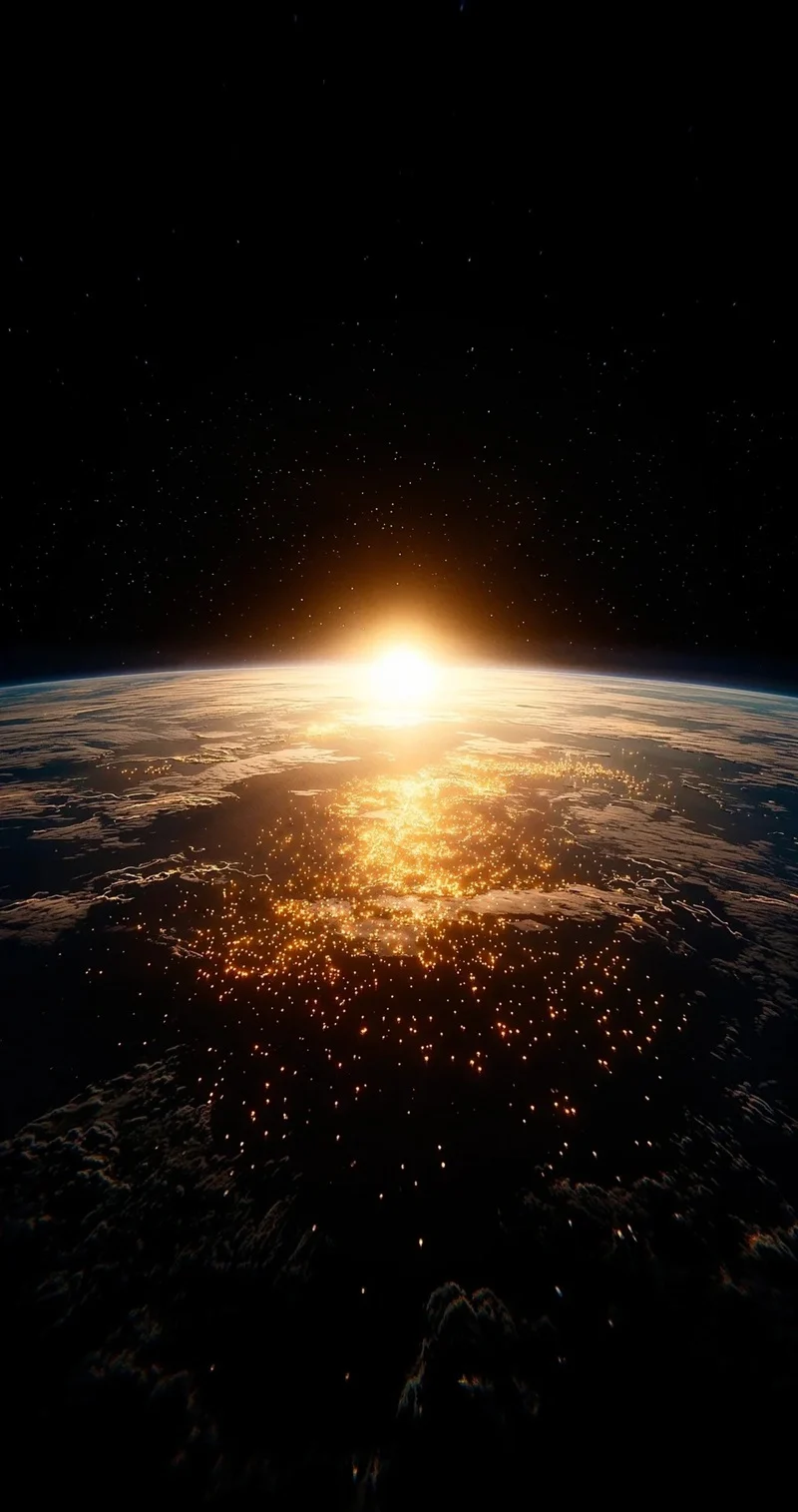 Hình nền vũ trụ huyền bí không gian huyền thoại