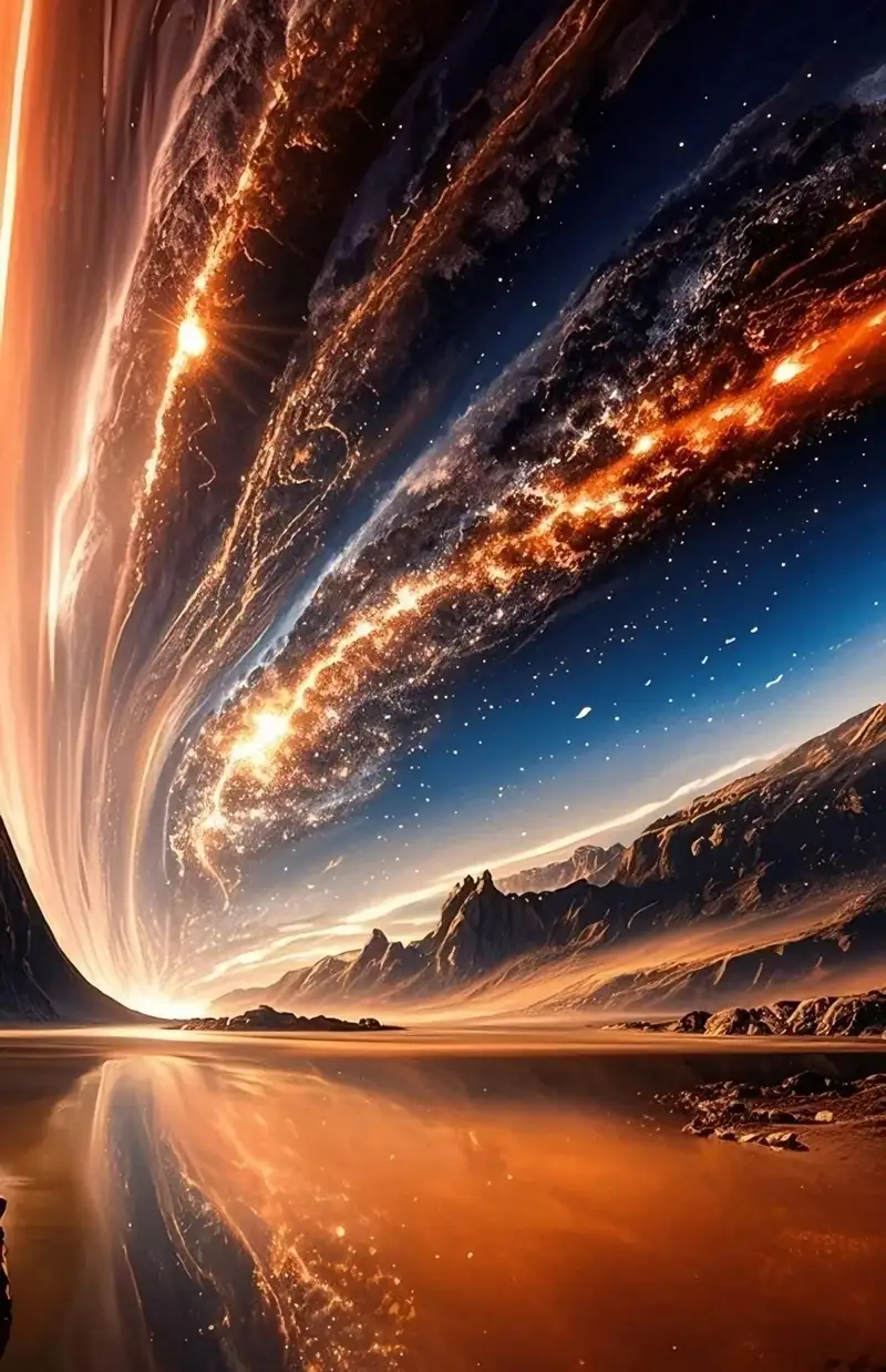 Hình nền vũ trụ huyền bí không gian kỳ bí