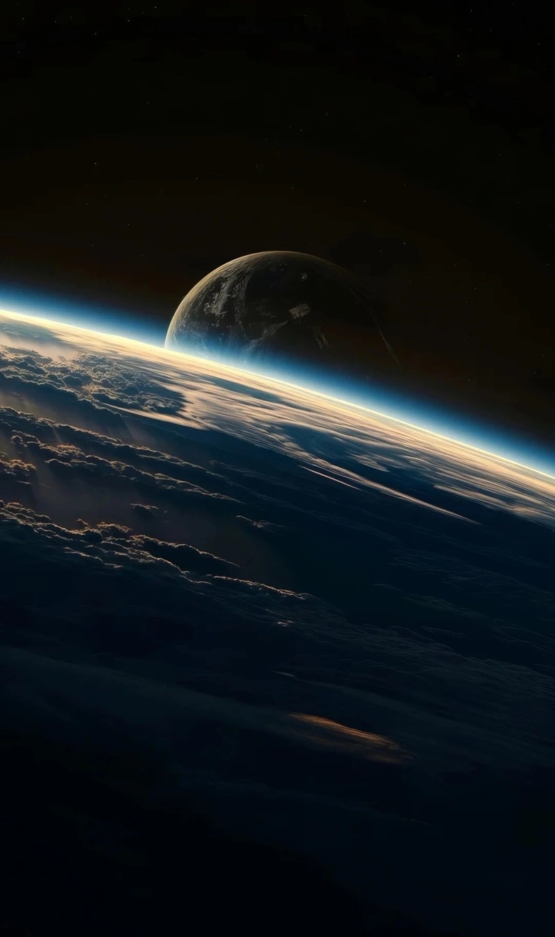 Hình nền vũ trụ huyền bí màu sắc huyền diệu