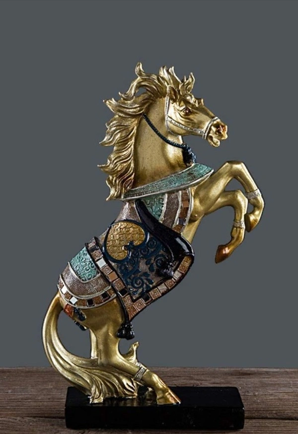 Hình ngựa phong thủy ánh sáng phản chiếu đẹp