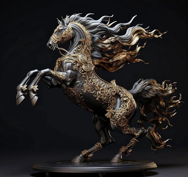Hình ngựa phong thủy tượng trưng thành công