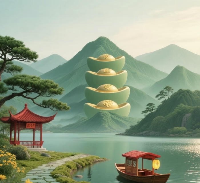 Hình phong thủy bình an tỏa sáng Hình phong thủy bình an tỏa sáng