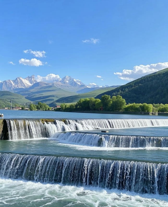 Hình phong thủy dòng chảy