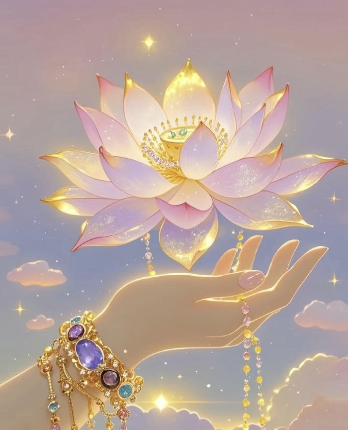 Hình phong thủy hoa sen tươi mới