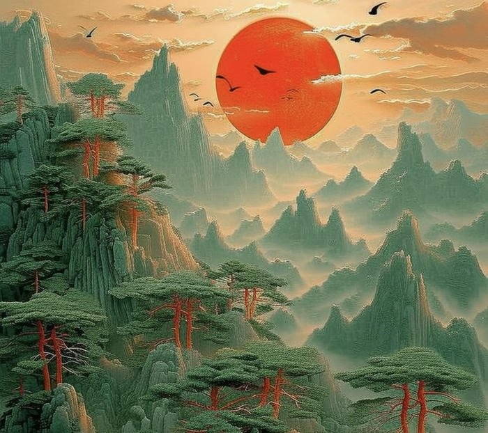 Hình phong thủy núi cao Hình phong thủy núi cao