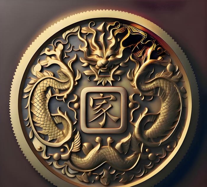 Hình phong thủy tài lộc viên mãn