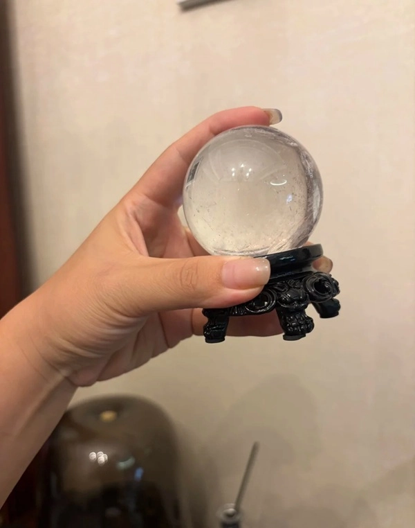 Hình quả cầu phong thủy khối đá đẹp mắt