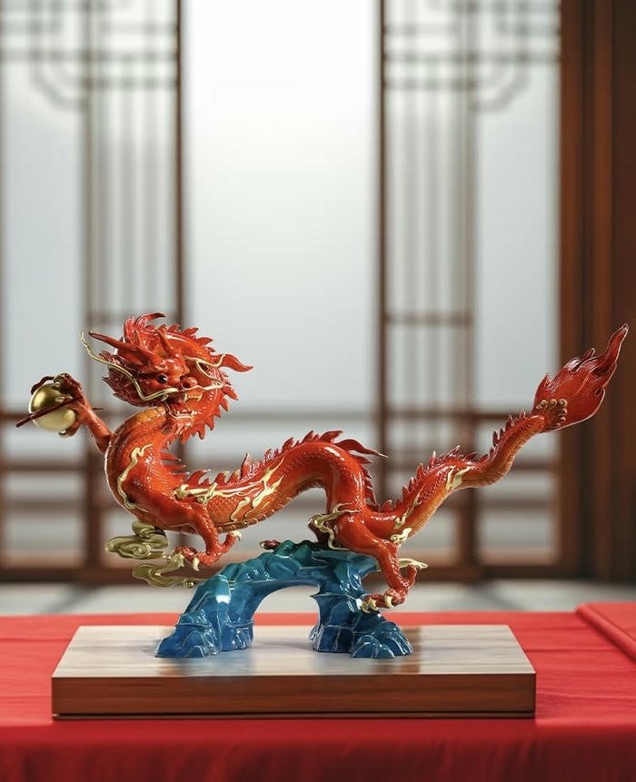 Hình rồng đỏ phong thủy Hình rồng đỏ phong thủy