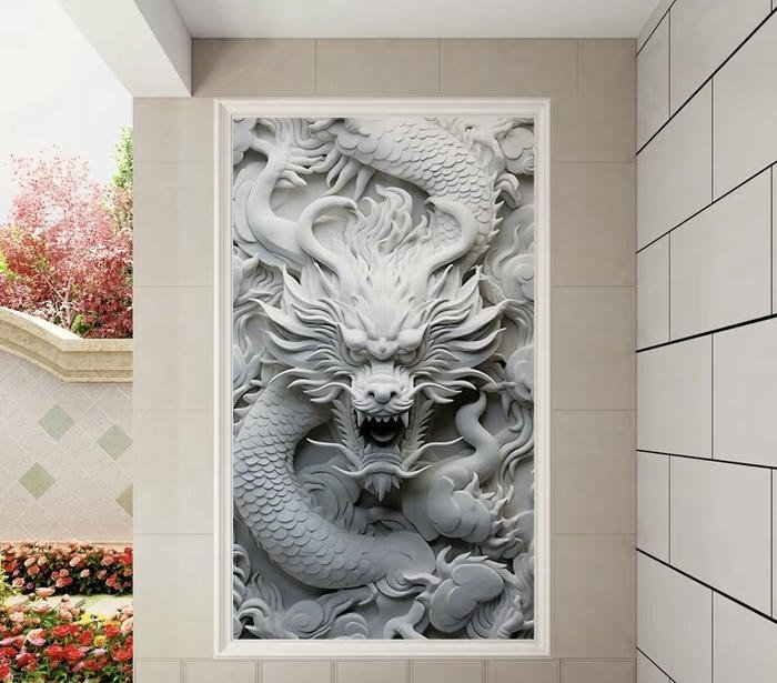 Hình rồng uốn lượn Hình rồng uốn lượn