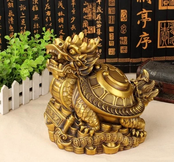 Hình rùa phong thủy được chạm khắc đẹp