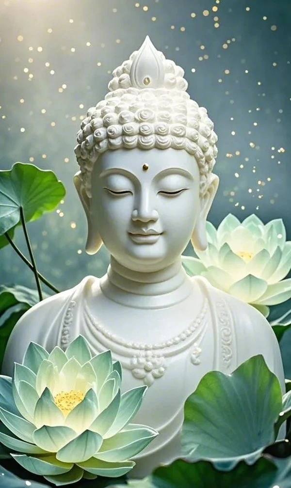 Hình tượng Phật an lành chi tiết mềm mại