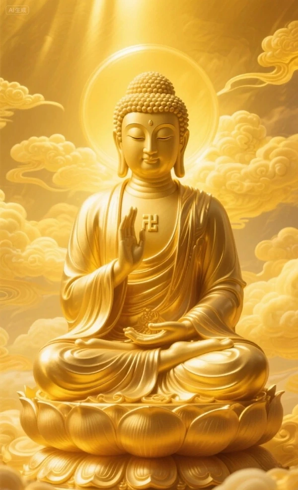 Hình tượng Phật an lành đẹp trang nghiêm