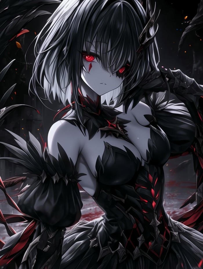 ảnh anime ác quỷ đáng sợ ngầu