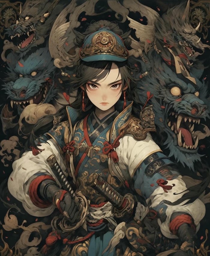 ảnh anime chiến binh oai hùng