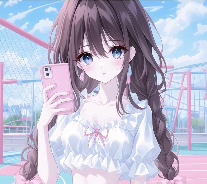 ảnh anime cô gái đẹp