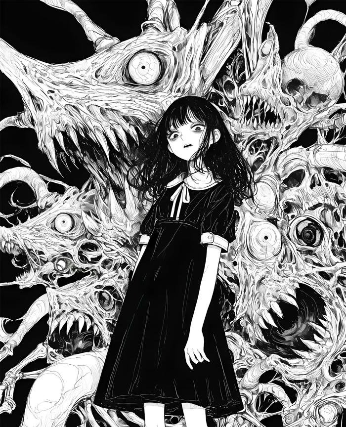 ảnh anime đen trắng ngầu huyền bí ảnh anime đen trắng ngầu huyền bí