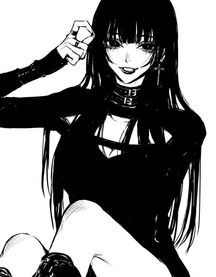 ảnh anime đen trắng ngầu phong cách ảnh anime đen trắng ngầu phong cách