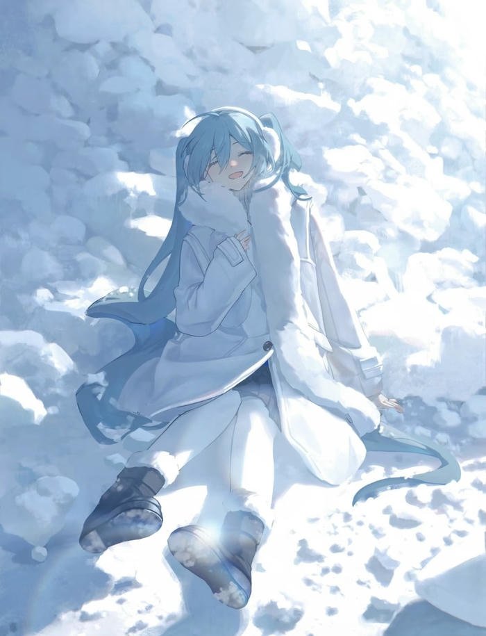 ảnh anime mùa đông tuyết