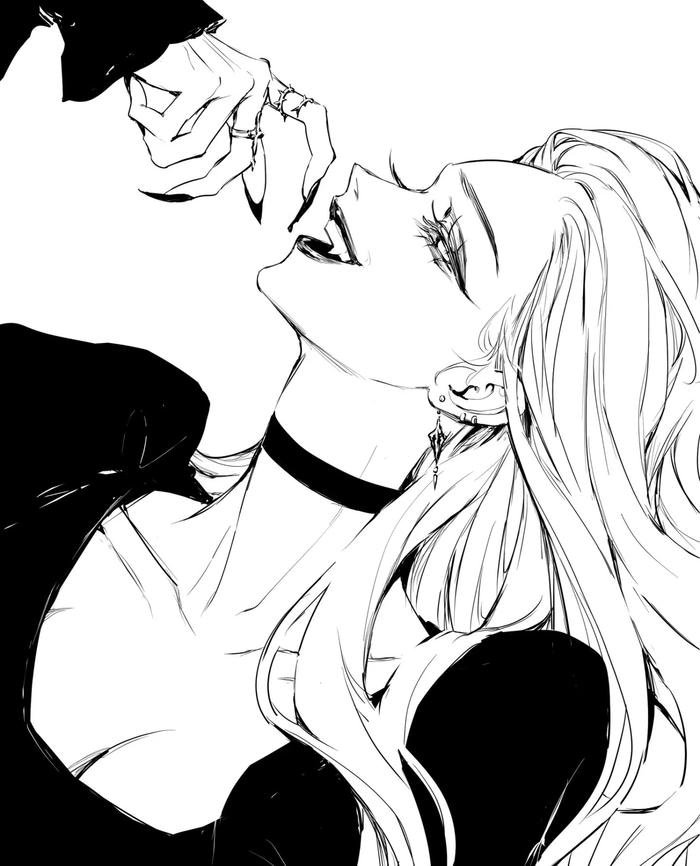 ảnh anime ngầu đen trắng chất chill ảnh anime ngầu đen trắng chất chill