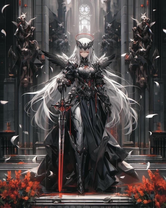 ảnh anime nữ chiến binh bá đạo