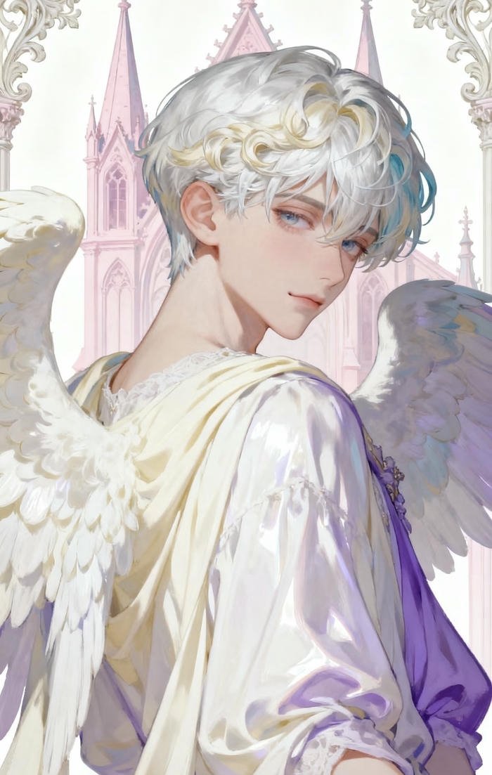 ảnh anime thiên sứ ánh sáng dễ thương