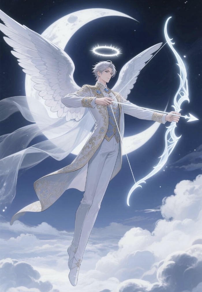 ảnh anime thiên sứ ánh sáng nghệ thuật