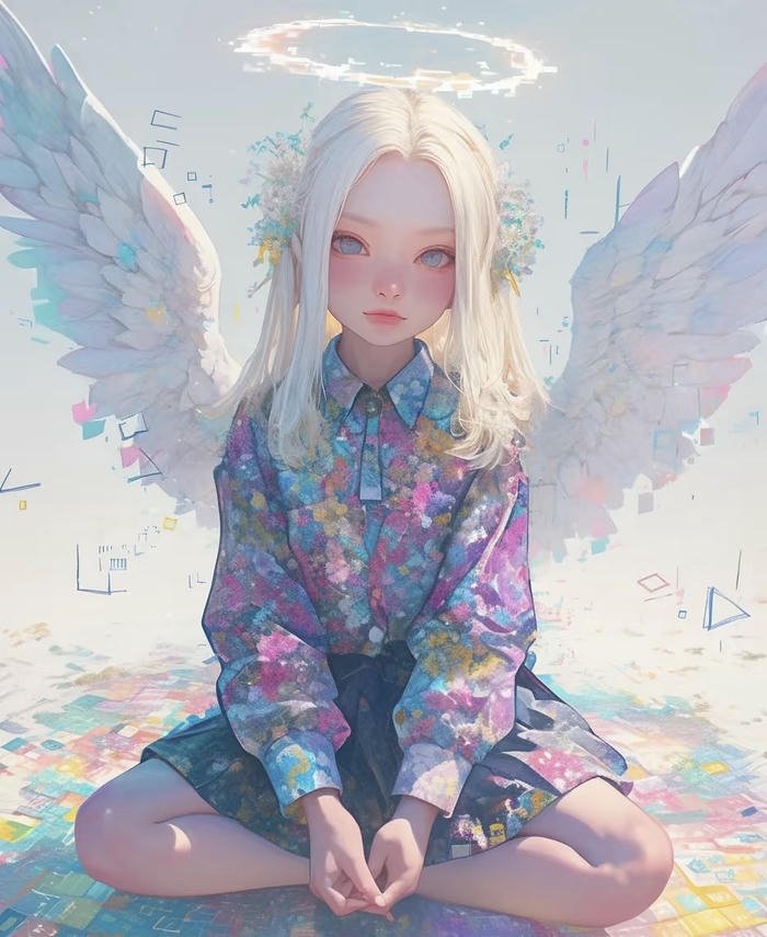 ảnh anime thiên sứ ánh sáng