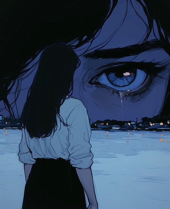 ảnh buồn một mình