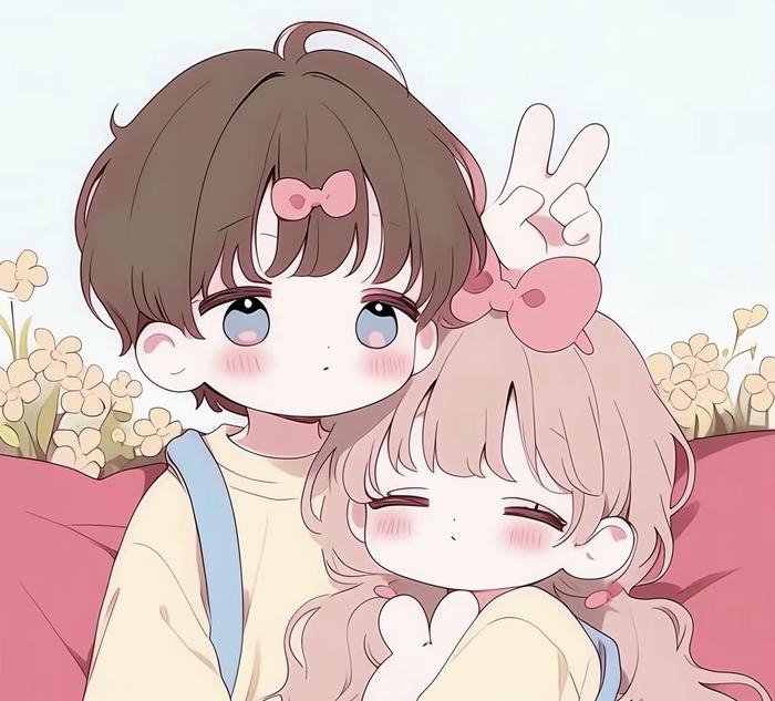 avatar đôi dễ thương