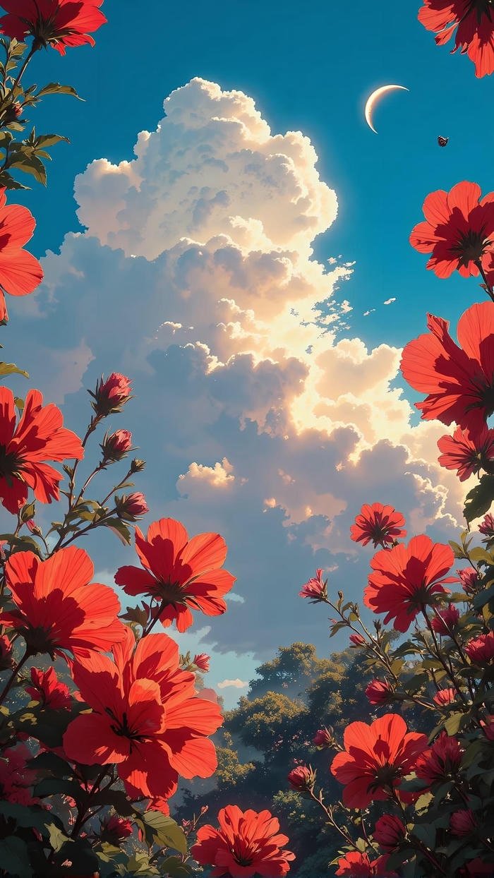 ảnh hoa nở nghệ thuật