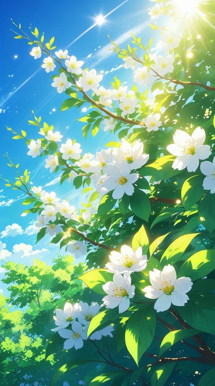 hình hoa nở nghệ thuật